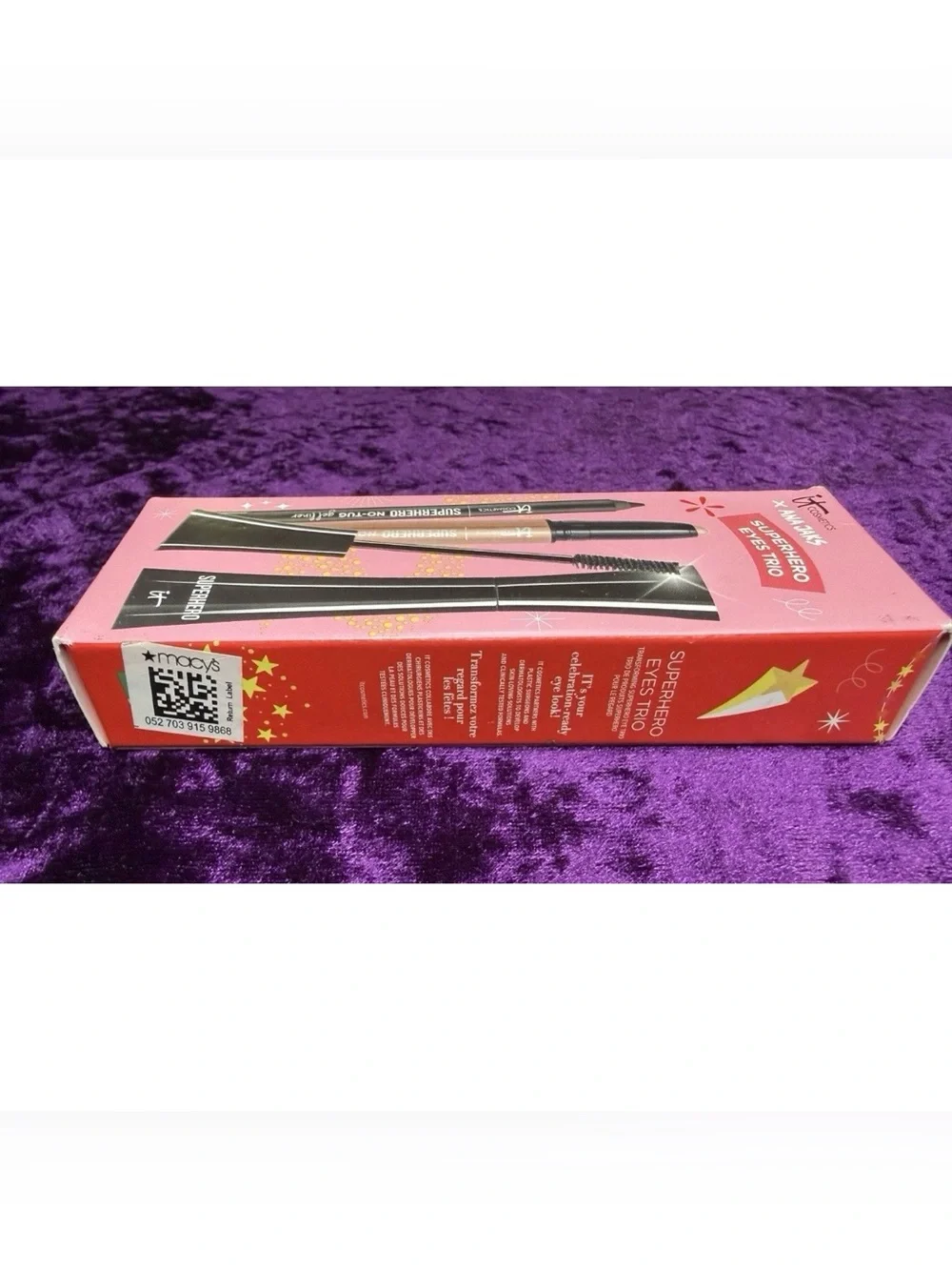 IT Cosmetics Superhero Eyes Trio ANA JAKS Shadow Stick Mascara Liner FULL SIZED